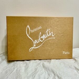 Christian Louboutin Box Shoes Sneakers Empty Storage Replacement Gift Paris